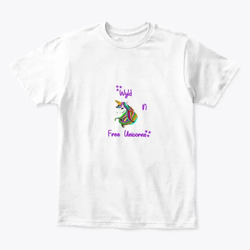 Wyld n Free Kids Unicorn Shirts